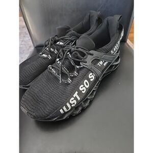 Just So So Mens Athletic Sneakers Size 47 13 Black White